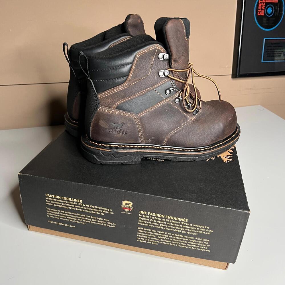 NEW Irish Setter Farmington KT Work Boots Men's 10M Safety‎ Toe Red Wing Shoes